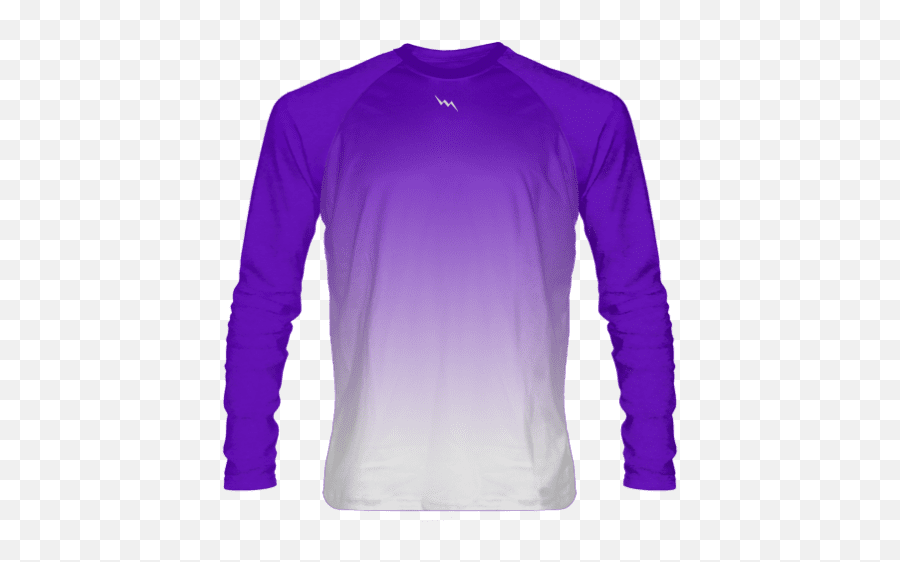 Ombre Purple Long Sleeve Shirts - Long Sleeve Purple Shirts Png,Long Sleeve Shirt Png