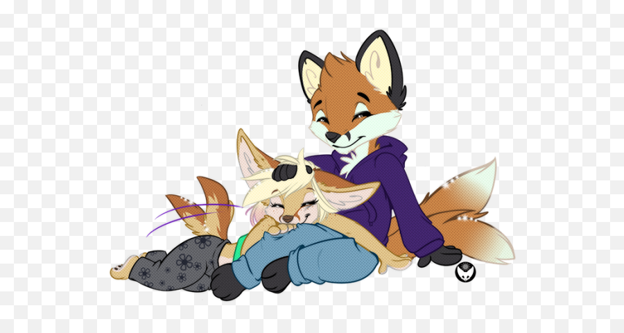 Png Images Vector Psd Clipart - Furry Couple Art Cuddles,Furry Png