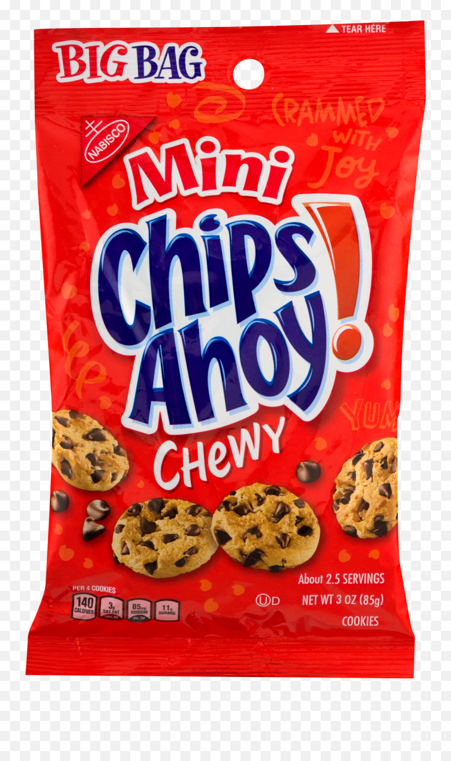 Nabisco Chips Mini Chewy Cookies - Chips Ahoy Cookies Mini Chewy Png,Chips Ahoy Logo