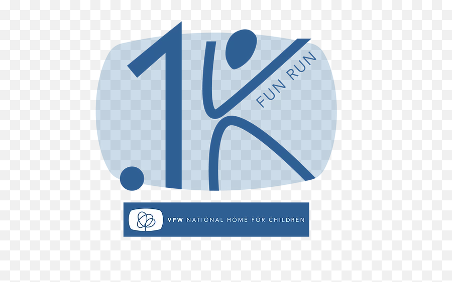 1k Fun Run - Vertical Png,Vfw Auxiliary Logo