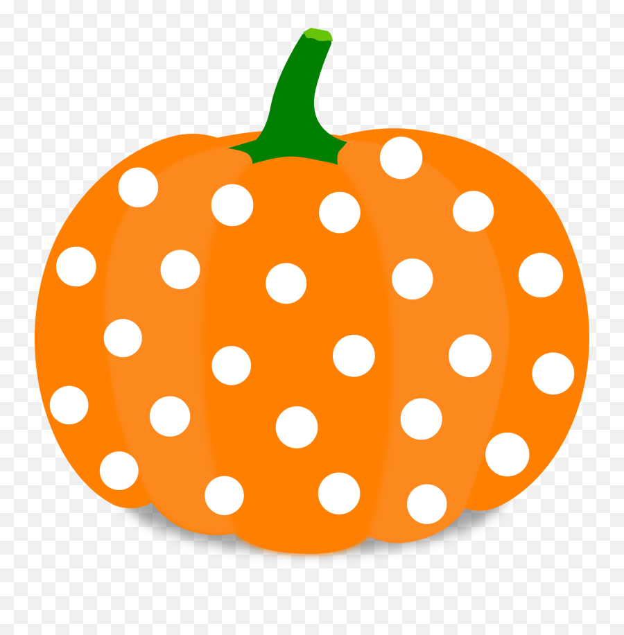 Pumpkin Halloween Vegetable Free Vector Graphic - National Taiwan Science Education Center Png,Polka Dot Png
