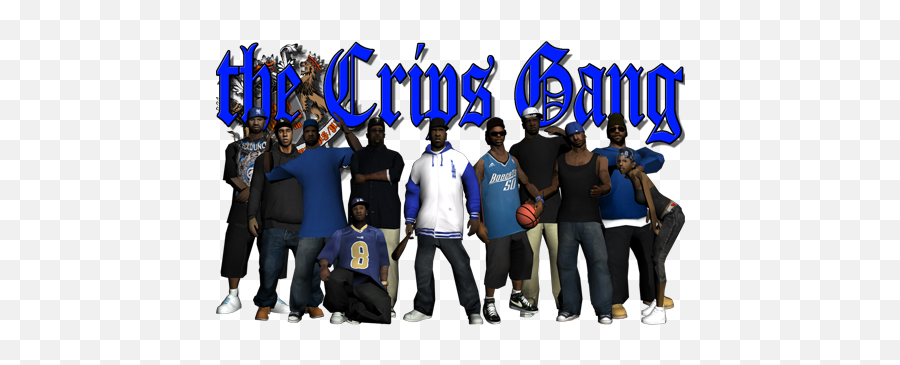 Cripz Gang - Lsrcr Forum Skin Gta Sa Hd Png,Crips Logos