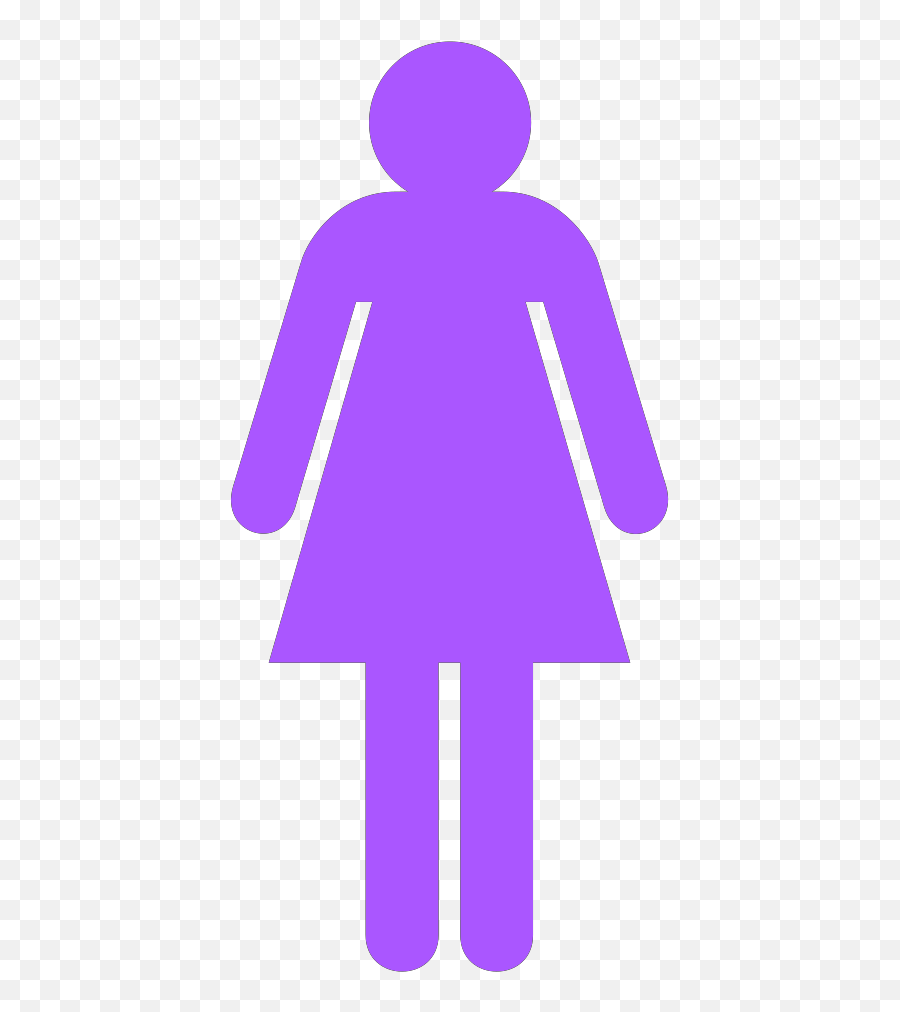 Girl Stick Figure - Purple Svg Vector Girl Stick Figure Women Sign For Toilet Png,Stick Figure Transparent