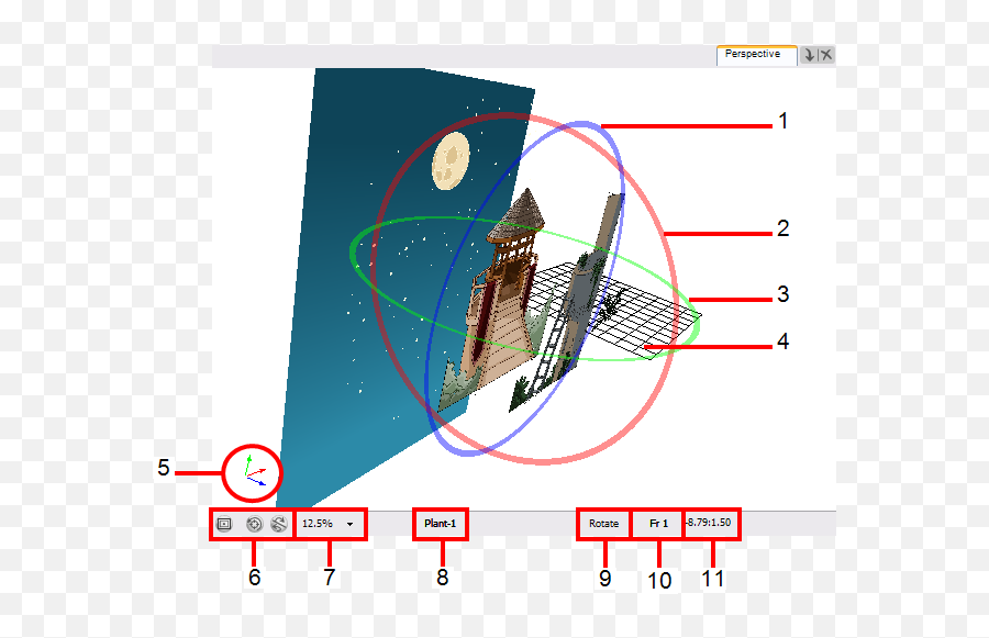 Perspective View - Toon Boom Perspective Tool Png,Perspective Grid Png