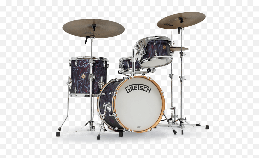 Broadkaster Gretsch Drums - Gretsch Broadkaster Black Glass Png,Drum Kit Png