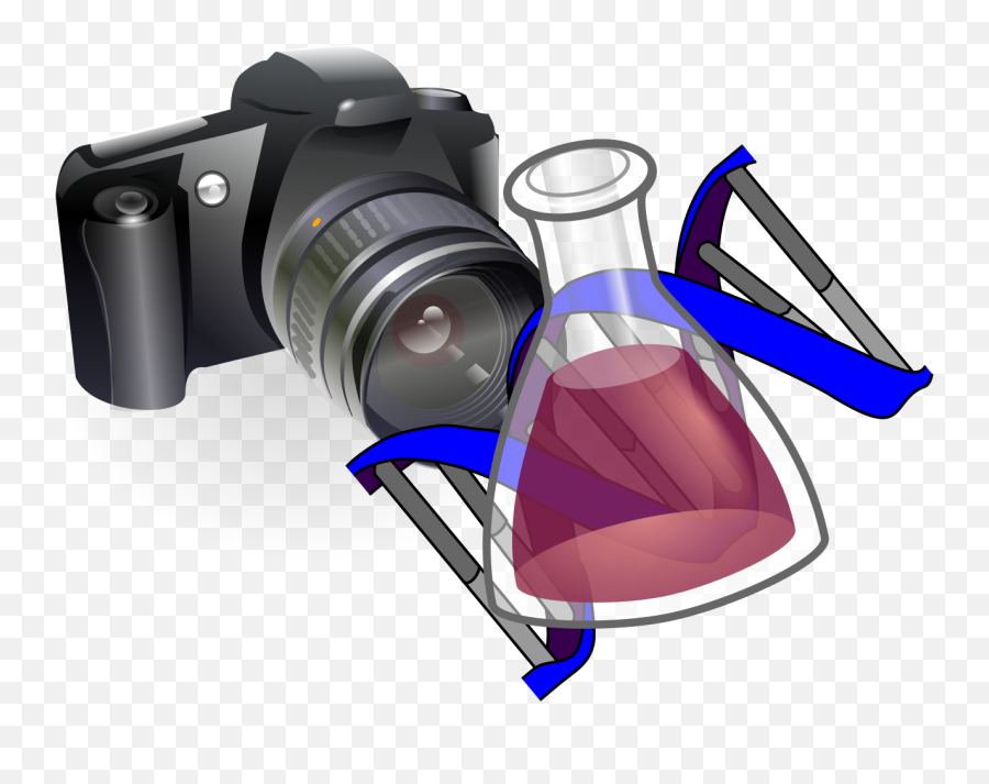 Filephotographing Science Iconsvg - Wikipedia Canon Vector Png,Science Icon