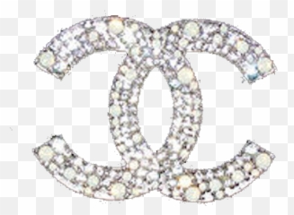Chanel Black Crystal Necklace Png