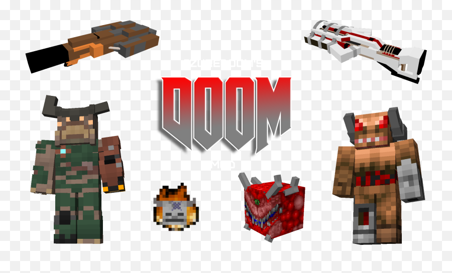 Update For My Doom Mod Forge 1 - Fictional Character Png,Minecraft Icon Fabric By The Yard