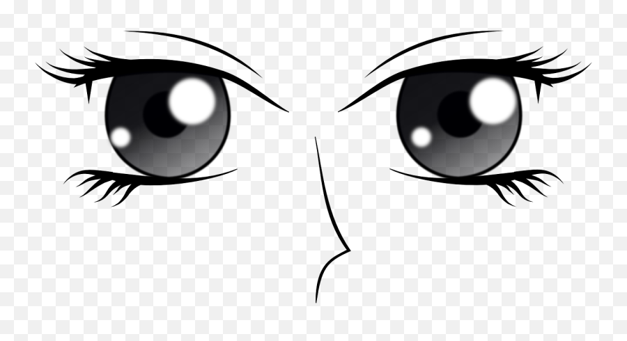 Eyes Manga Anime - Left And Right Eyes Png,Cartoon Eye Png