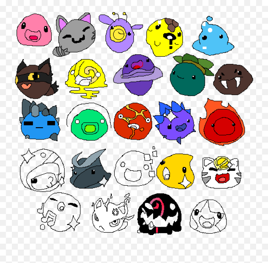 Pixilart - Slime Rancher Slimes By Fishyfish Dot Png,Slime Icon