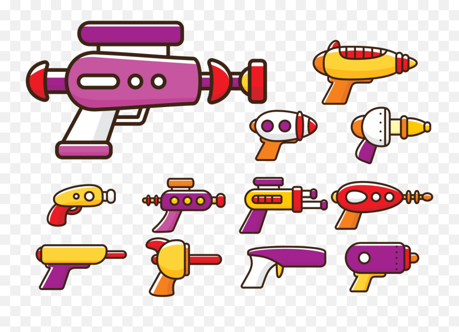 Laser Gun Cartoon - Cartoon Laser Gun Drawing Png,Gun Blast Png
