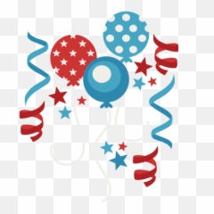 Patriotic Party Set Svg Scrapbook Cut File Cute Clipart - Miss Kate Cuttables png
