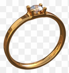 Download Gold Ring With Eye Ornament - Engagement Ring Png,Gold Ring Png