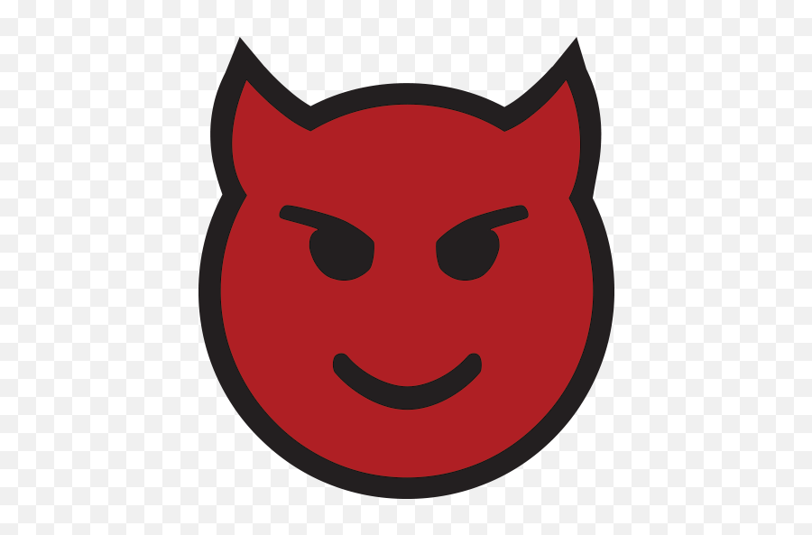 Smiley Emoji Facial Expression Emoticon - Sanam Luang Png,Devil Emoji Png