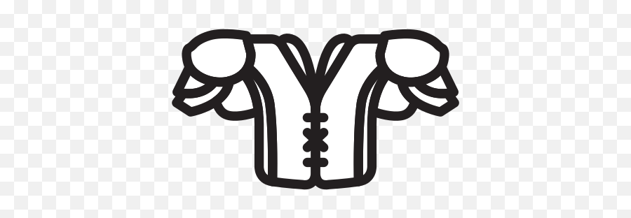 Football Shoulder Pads Free Icon Of Selman Icons - Football Shoulder Pad Icon Png,Pad Icon