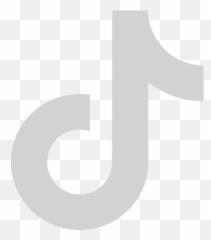 Light Gray Tiktok Icon - Free light social icons Logo Tiktok Png Blanco