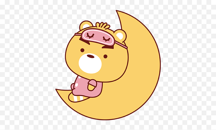 Sleep Blindfold Sticker - Sleep Blindfold Good Night Bilndfolded Gif Cute Cartoon Png,Blind Fold Icon