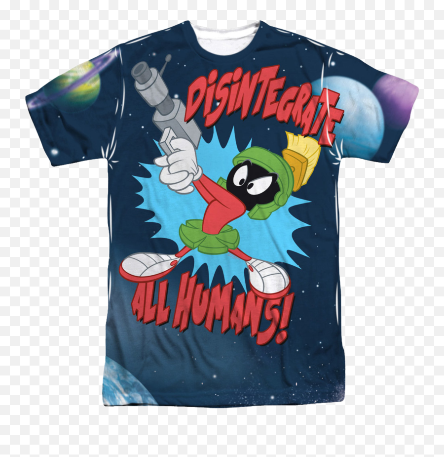 Sublimation Marvin The Martian Looney Tunes Shirt - Marvin The Martian Png,Marvin The Martian Png