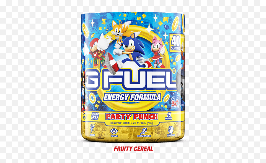 Party Punch Collectoru0027s Box - G Fuel Flavors Png,Sonic Rush Icon
