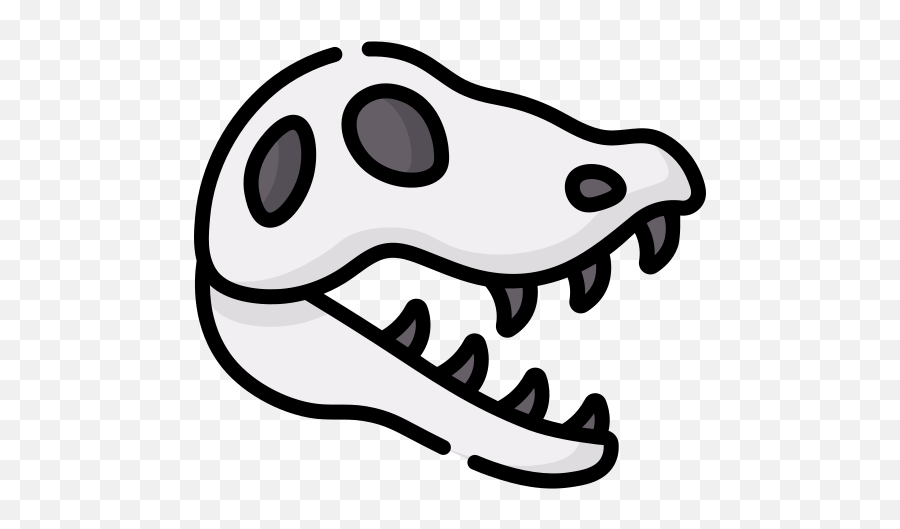 Dinosaur Skull - Free Animals Icons Dot Png,Skull Candy Icon 3 Review