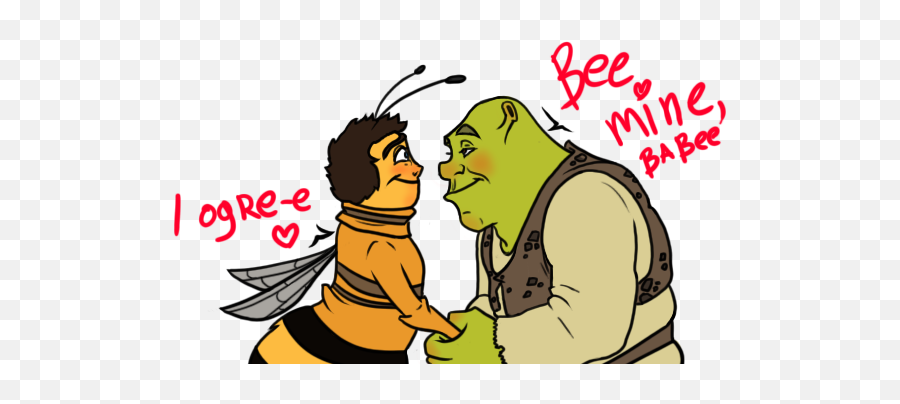 Image - 901054 Bee Shrek Test In The House Know Your Meme Shrek And Barry Bee Benson Png,Shrek Face Png