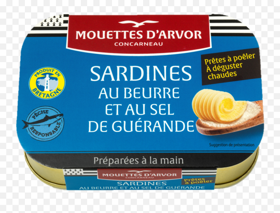 Sardines With Butter U0026 Guérande Sea Salt In Can Ready To Fry Png Icon