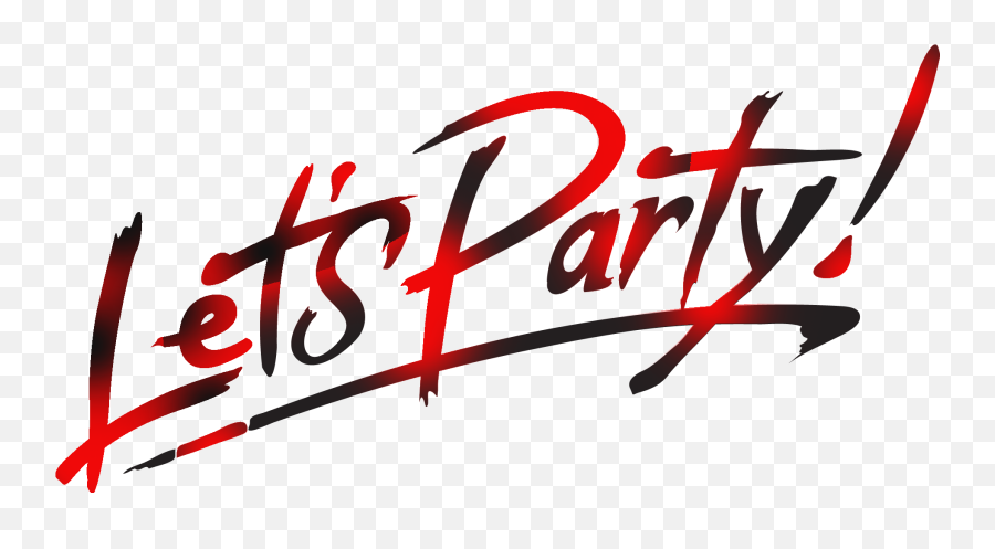Party Night Png - Lets Party Png,Png Text