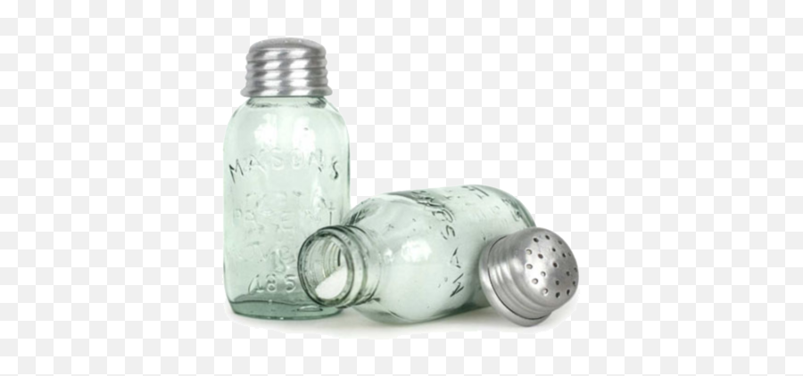 Vintage Mason Jar Salt And Pepper Shakers - Salt And Pepper Shakers Png,Mason Jar Png