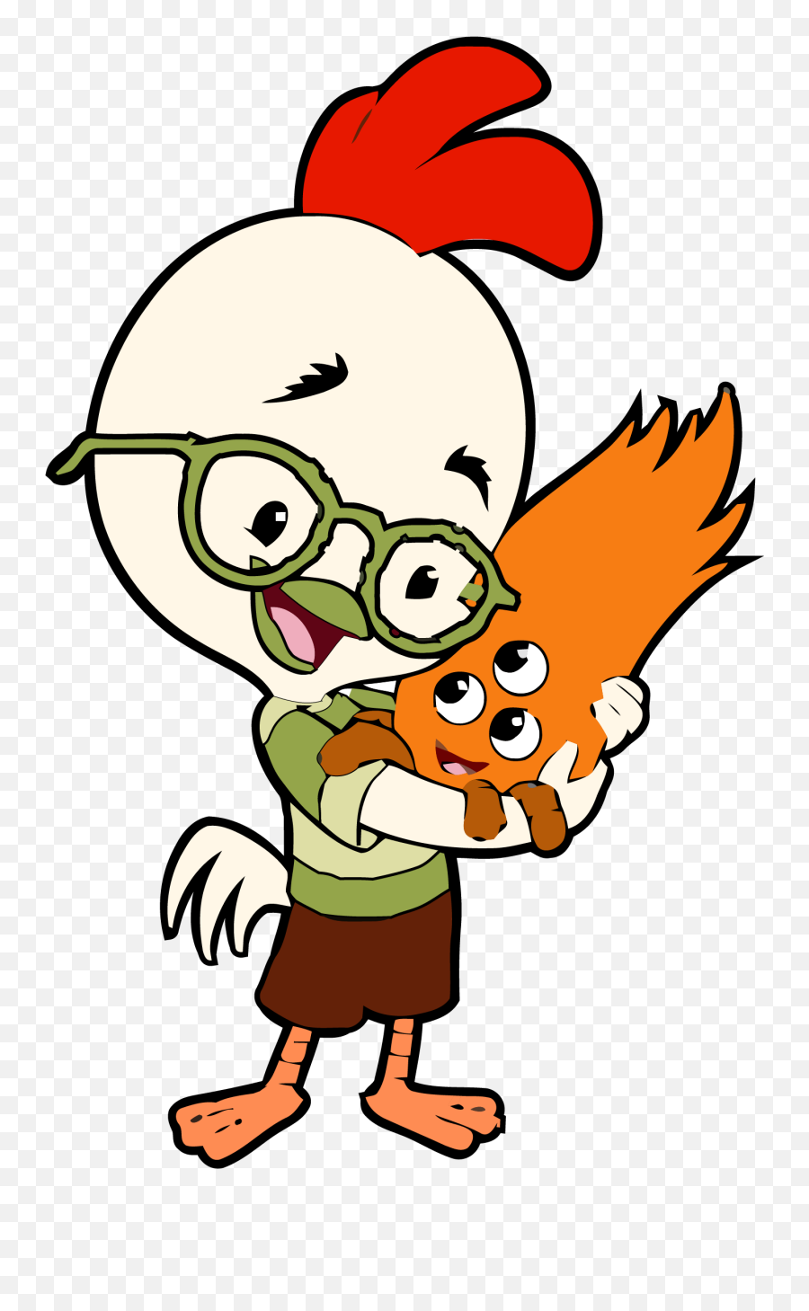 Chicken Little Kirby Clipart Png - Chicken Little And Kirby,Kirby Transparent Background