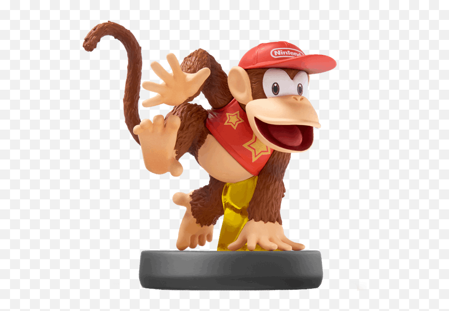 Nintendo Amiibo Super Smash Bros - Diddy Kong Character Figure Preowned Diddy Kong Smash Amiibo Png,Diddy Kong Png