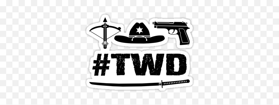 The Walking Dead - Twdu0027 Sticker By Engyles In 2020 Walking Stickers De The Walking Dead Png,Walking Dead Logo Png