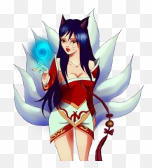 Rotate U0026 Resize Tool Nine Tailed Fox Png - Cartoon,Ahri Png