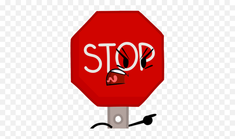 Stop Sign Crazy Object Olympics Wiki Fandom - Clip Art Png,Stop Sign Png