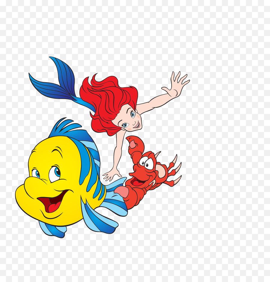 Reading Takes You Under The Sea Fox River Valley Public - Little Mermaid Flounder And Sebastian Png,Under The Sea Png