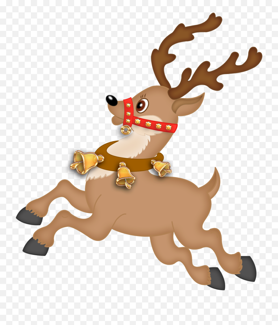 Download Cute Reindeer Png Clipart - Portable Network Cartoon,Reindeer Png