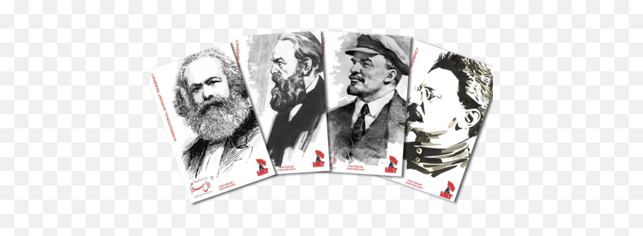 Posters Of Marx Engels Lenin And Trotskyu2014bundle Order - Military Officer Png,Lenin Png