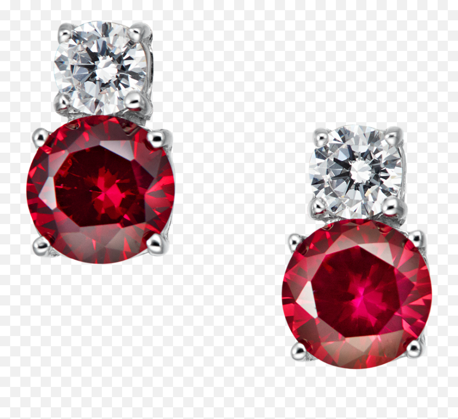 Madeleine Earrings Red - Red Earing Transparent Background Png,Earrings Png