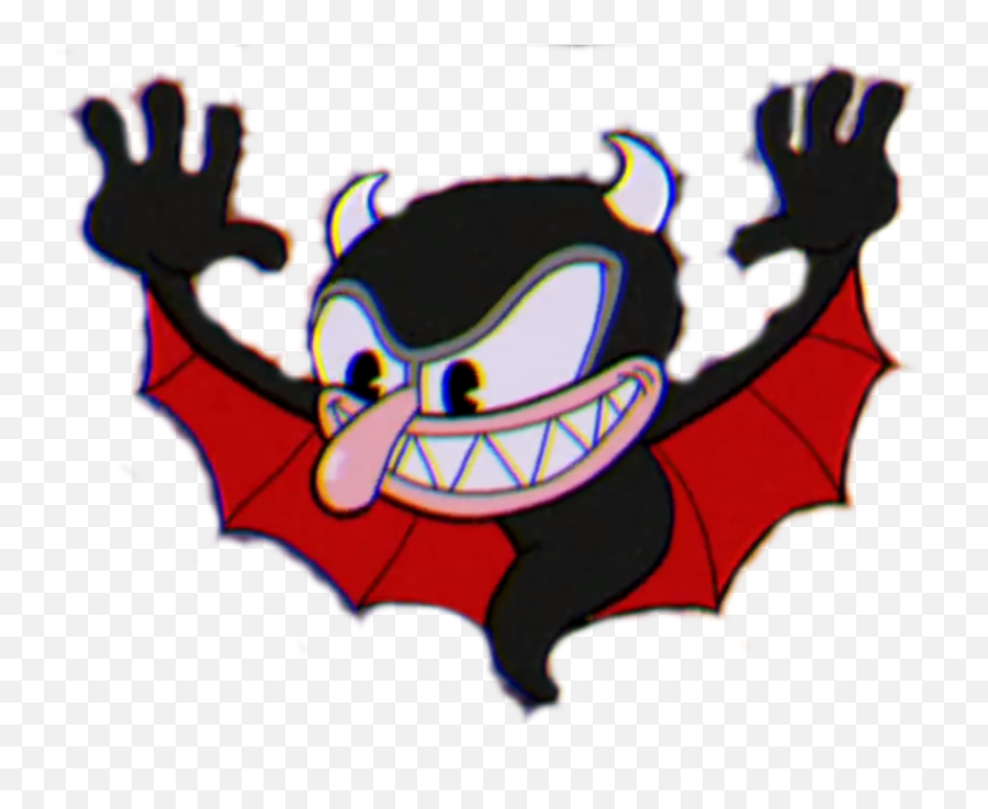 Cuphead The Devil Bat Transparent Cartoon - Jingfm Cuphead Demon Bat Png,Cuphead Png