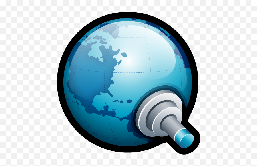 World Connect Icon Gloss Mac Iconset Hopstarter - World Png,Globe Emoji Png