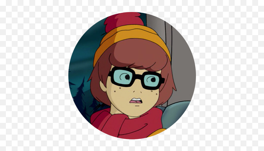 Download Velmatron - Female Cartoon Characters With Brown Cartoon Characters With Brown Hair Png,Cartoon Glasses Png