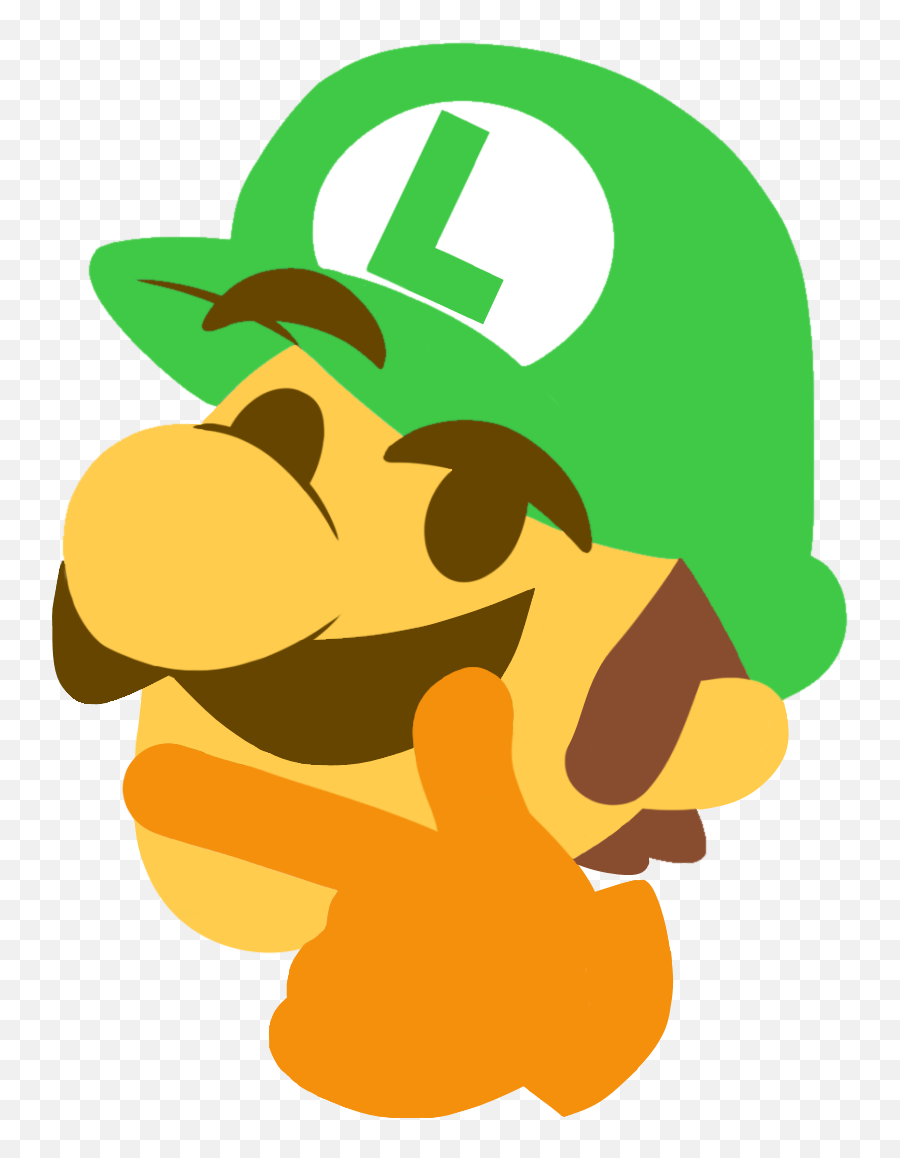Thinking Emoji - Discord Emoji Luigi Emoji Png,Eggplant Emoji Transparent Background