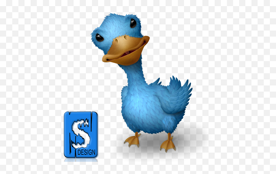 Twitter Bird Png Transparent Free Image - Desenho De Patinhos Coloridos Azul,Twitter Bird Transparent