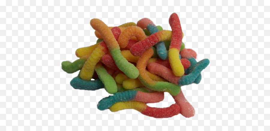 Nostalgic Candy Sour Gummy Worms - Gummi Candy Png,Gummy Bears Png