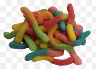 Nostalgic Candy Sour Gummy Worms - Gummi Candy Png,Gummy Bears Png