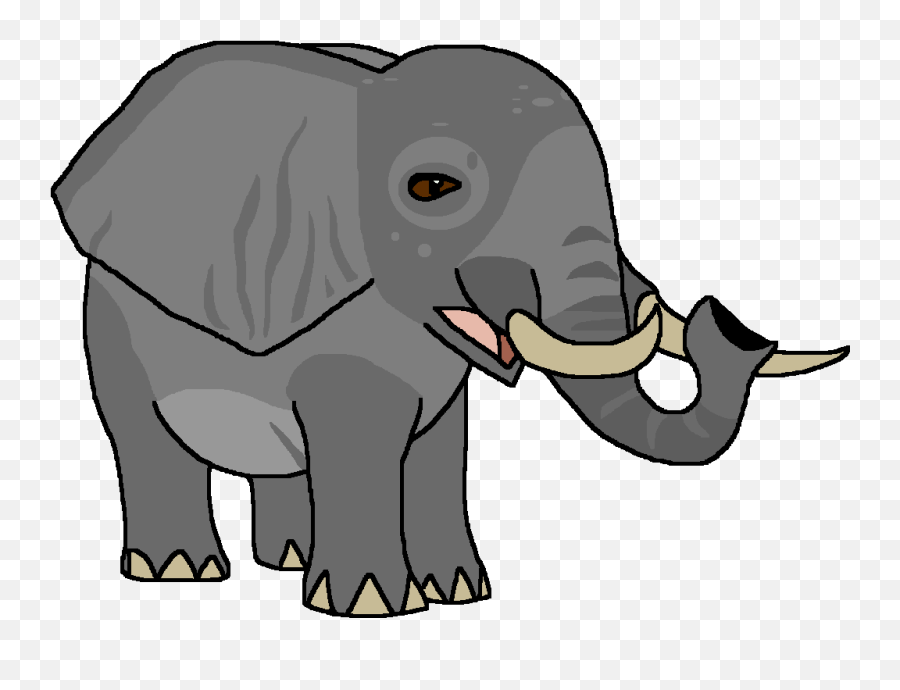African Savannah Elephant - Indian Elephant Clipart Full World Of Zoo Animals Png,Elephant Clipart Png