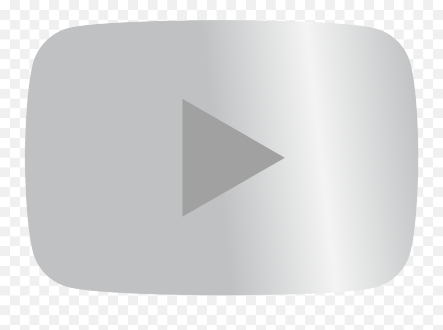 Fileyoutube Silver Play Button 2svg - Wikimedia Commons Silver Youtube Play Button Png,Youtube Like Button Transparent