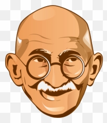 Mahatma Gandhi Png Transparent Images - Mahatma Gandhi Face Png,Facial Png