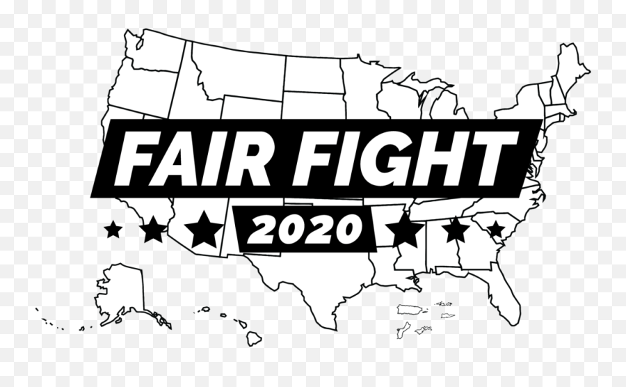 Fair Fight 2020 - United States Clipart Map Png,Fight Png