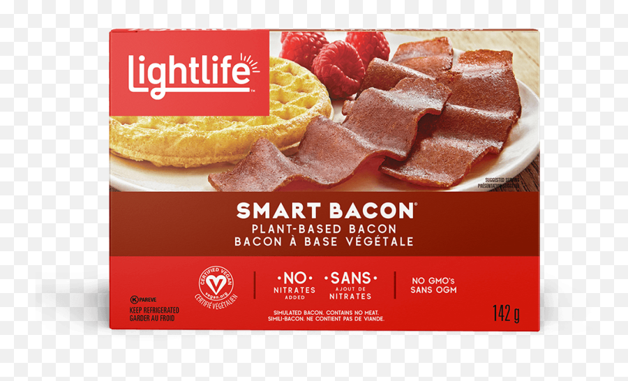 Smart Bacon - Lightlife Vegan Bacon Png,Bacon Transparent