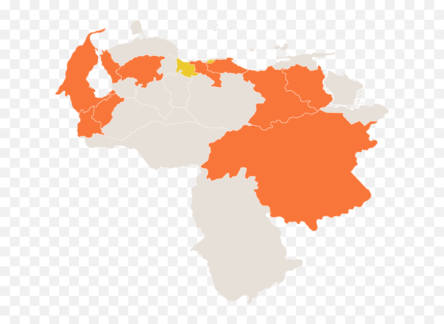Ef Epi 2019 - Blank Map Of Venezuela Png,Venezuela Png